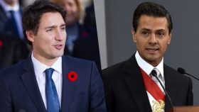 Justin Trudeau si Enrique Pena Nieto