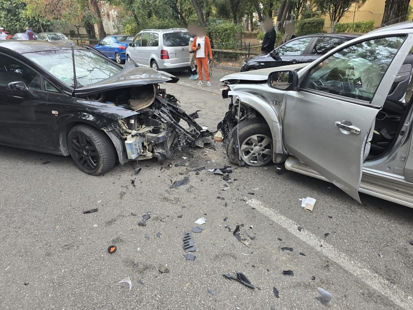 Accident rutier în Craiova, cu un şofer aflat sub influenţa alcoolului