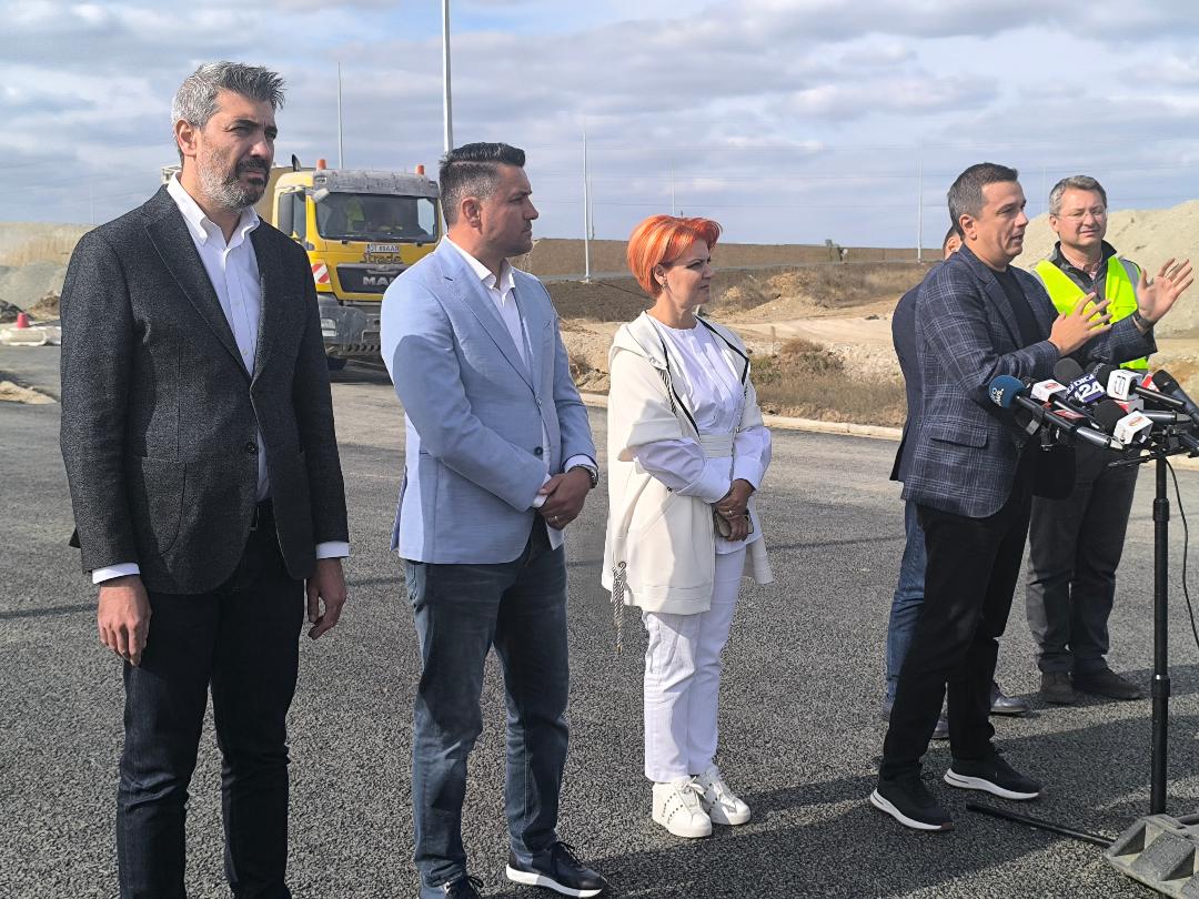 Ministrul Transporturilor, Sorin Grindeanu, la Craiova : “Până la sfărşitul acestui an, se va putea circula, în totalitate, pe Drumul Expres Craiova – Piteşti”