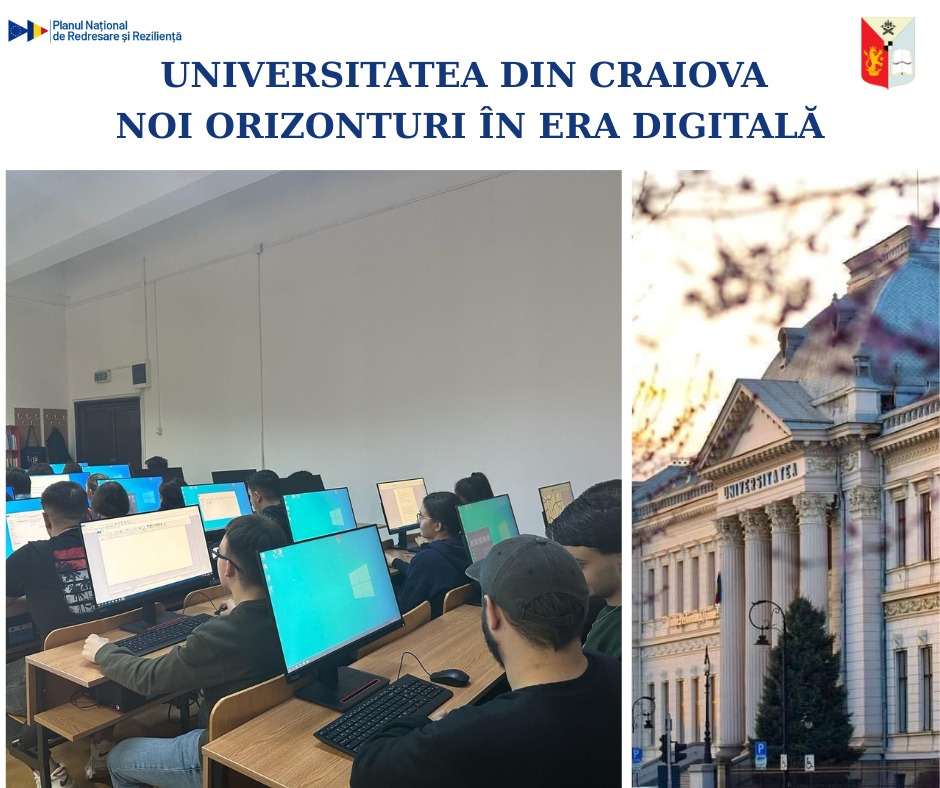 Universitatea din Craiova investeste 6,3 milioane de euro in infrastructura digitala