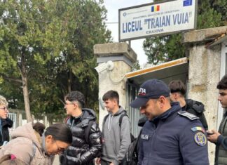 Siguranța școlarilor, în atenția polițiștilor doljeni