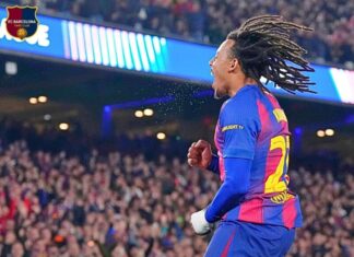 Liga Campionilor: Dubla lui Kounde în numai… 3 minute!