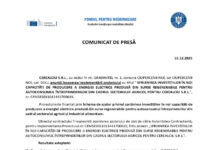 Comunicat de presă CEREALCIU S.R.L.