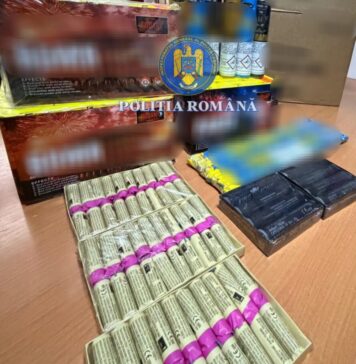 Materiale pirotehnice, confiscate de polițiștii doljeni