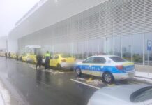 Controale rutiere lângă Aeroportul Internațional Craiova