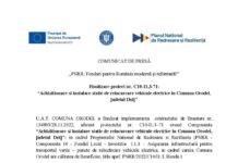 Comunicat de presă U.A.T. COMUNA ORODEL