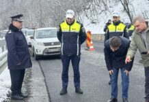 Trafic rutier restricționat pe ruta Șimian (jud. Mehedinți) – Calafat