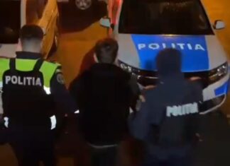 Polițistă agresată, autorul fiind reținut