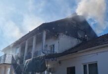 Incendiu la o casă din Craiova