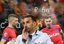 Superliga: FCSB, şanse minime de a mai prinde play-off-ul