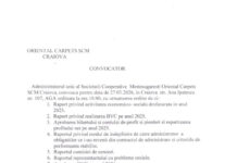 Convocator Oriental Carpets SCM