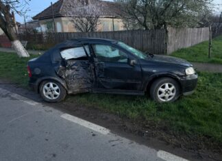 Șoferul a fugit după roată