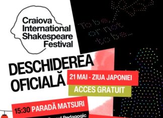 Începe Festivalul Internațional Shakespeare Craiova 2026! Evenimente dedicate Japoniei și acces gratuit la show-ul cu peste 450 de drone