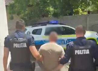 A sărit la bătaie și a “aterizat” în mâinile polițiștilor