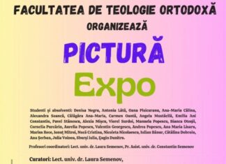 Studenți și absolvenți de la Facultatea de Teologie Ortodoxă își expun picturile la Universitatea din Craiova