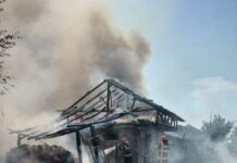 Incendiu la Ciupercenii Noi