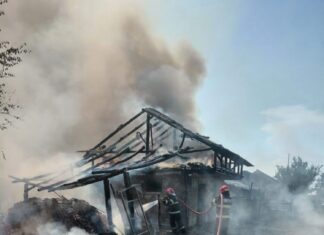 Incendiu la Ciupercenii Noi