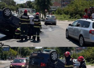 Șoferița nu a știut ce înseamnă “Cedează trecerea”
