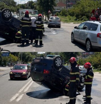 Șoferița nu a știut ce înseamnă “Cedează trecerea”