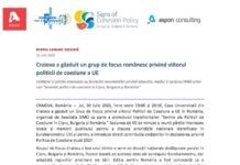 Comunicat de presă: Craiova a găzduit un grup de focus românesc privind viitorul politicii de coeziune a UE