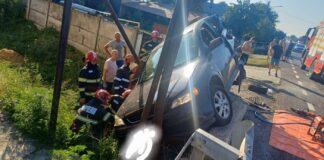 Accident rutier grav în Brădești