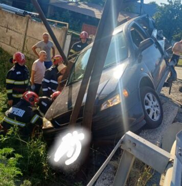 Accident rutier grav în Brădești