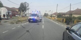 Accident rutier la Perișor