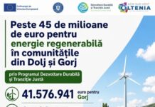 Bani pentru energie regenerabilă, în Dolj și Gorj