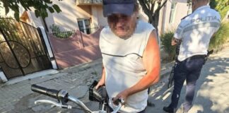 La Calafat, biciclist prins băut