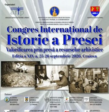 CONGRESUL INTERNAȚIONAL DE ISTORIE A PRESEI, EDIȚIA A XIX –A, ÎN ACEST AN, LA CRAIOVA