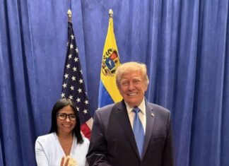 Delcy Rodriguez pozează cu Trump la New York, în timp ce Maduro…