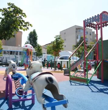 Locuri de joacă pentru copii, în Craiova, modernizate