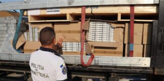 Țigarete de contrabandă, de peste 700.000 de lei, descoperite de polițiștii de frontieră de la Calafat