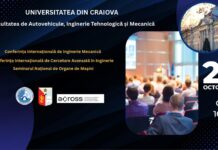 Manifestări științifice de marcă, la Universitatea din Craiova